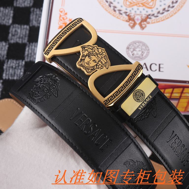 Name Versace -   original- Materials  100% head layer cowhide, guaranteed genuine leather. Counter original single quality, fine workmanship, gift self-use preferred    Packaging please recognize the counter packaging as