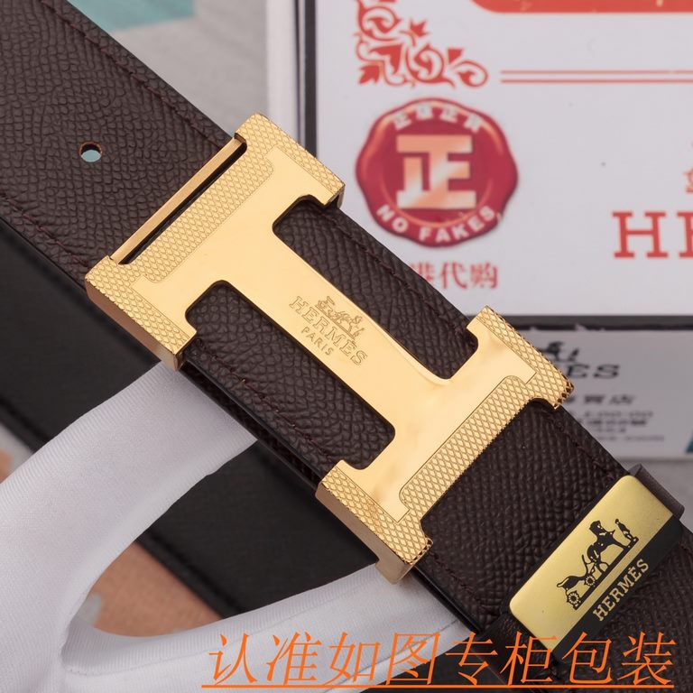 Name Hermes - belt   original single - belt- Materials  100% head layer cowhide belt, guaranteed leather belt, counter original single quality, fine workmanship, gift self-use first choice  Packaging please recognize the