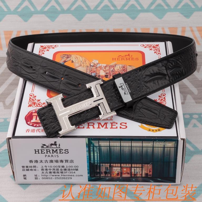 Name Hermes - belt   original single - belt- Materials  100% head layer cowhide belt, guaranteed leather belt, counter original single quality, fine workmanship, gift self-use first choice  Packaging please recognize the