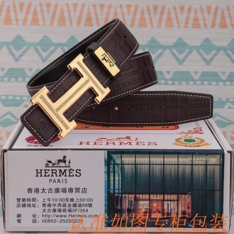 Name Hermes - belt   original single - belt- Materials  100% head layer cowhide belt, guaranteed leather belt, counter original single quality, fine workmanship, gift self-use first choice  Packaging please recognize the