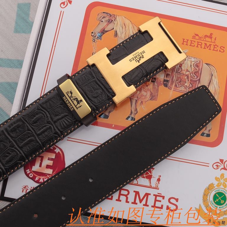 Name Hermes - belt   original single - belt- Materials  100% head layer cowhide belt, guaranteed leather belt, counter original single quality, fine workmanship, gift self-use first choice  Packaging please recognize the