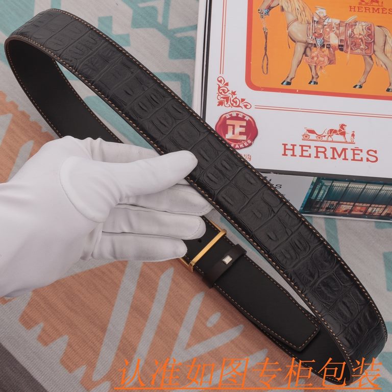 Name Hermes - belt   original single - belt- Materials  100% head layer cowhide belt, guaranteed leather belt, counter original single quality, fine workmanship, gift self-use first choice  Packaging please recognize the