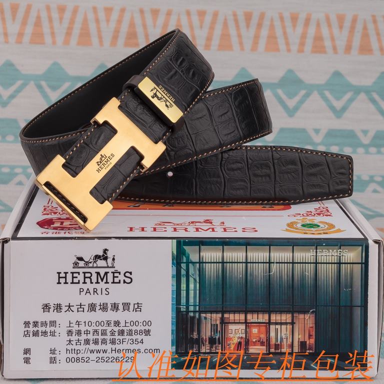 Name Hermes - belt   original single - belt- Materials  100% head layer cowhide belt, guaranteed leather belt, counter original single quality, fine workmanship, gift self-use first choice  Packaging please recognize the