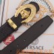 belt belt Versace   original single cowhide belt -  men's belt material   100% head layer cowhide belt  guaranteed leather belt, counter original quality, fine workmanship, fashionable big brand, gift for self-use first 