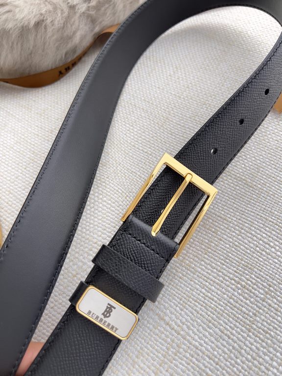 Name Burberry   belt - belt original singleModel pin buckle, the original classic single pin buckle, physical photography, head layer cowhideMaterial  100% head layer cowhide, guaranteed genuine leather.   double-sided a