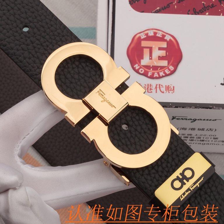 Product name Ferragamo - belt   original single - belt- Materials  100% head layer cowhide belt, guaranteed leather belt, counter original single quality, fine workmanship, fashionable big brand, gift self-use first choi