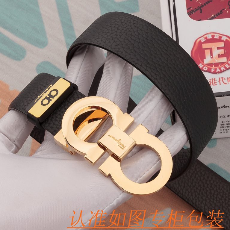 Product name Ferragamo - belt   original single - belt- Materials  100% head layer cowhide belt, guaranteed leather belt, counter original single quality, fine workmanship, fashionable big brand, gift self-use first choi