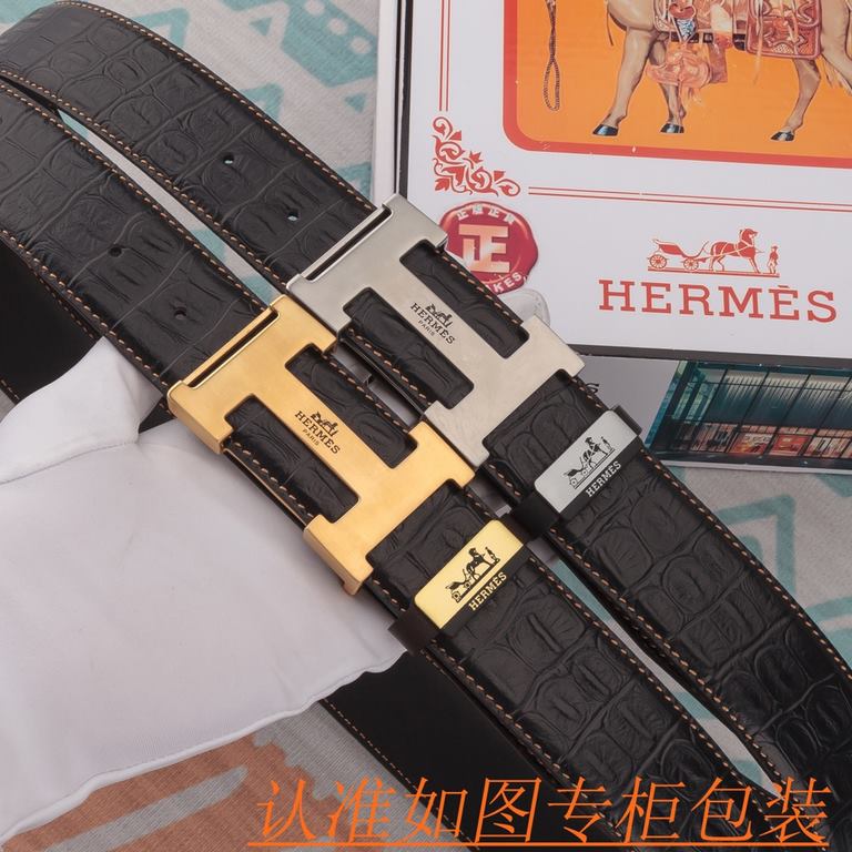 Name Hermes - belt   original single - belt- Materials  100% head layer cowhide belt, guaranteed leather belt, counter original single quality, fine workmanship, gift self-use first choice  Packaging please recognize the