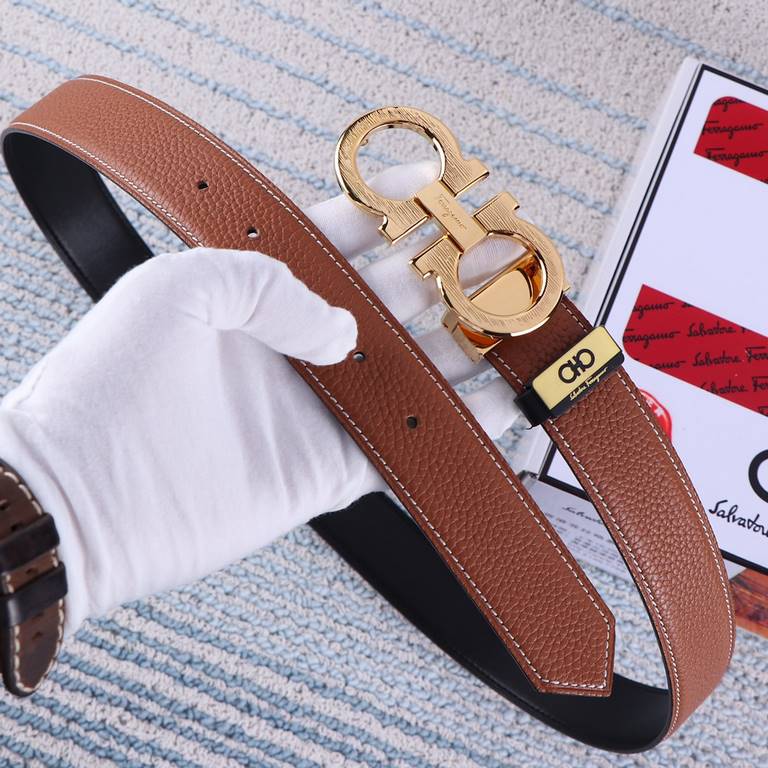 Product name Filagwood   original single Materials  100% first layer cowhide, guarantee leather. 24k pure steel buckle   double-sided available  counter the same quality, give away the first choice for self-use   Packagi