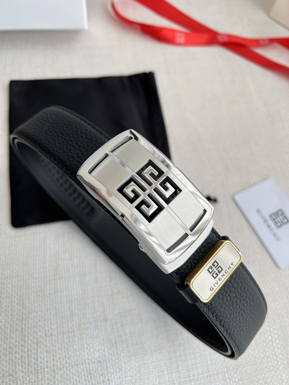 Name Givenchy.GIVENCHY-Belt   automatic-belt-beltModel automatic buckle, pure steel material automatic buckle, automatic belt body, double-sided head layer cowhideMaterial   100% head layer cowhide, guarantee leather. 24