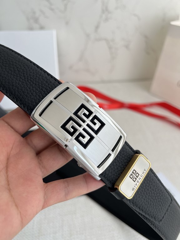 Name Givenchy.GIVENCHY-Belt   automatic-belt-beltModel automatic buckle, pure steel material automatic buckle, automatic belt body, double-sided head layer cowhideMaterial   100% head layer cowhide, guarantee leather. 24