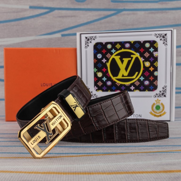 Name LV... LOUIS... Wieden   original single automatic beltMaterial the original single cowhide belt Percentage of the first layer of cowhide belt  guarantee leather, 24K pure steel buckle, the counter original single qu