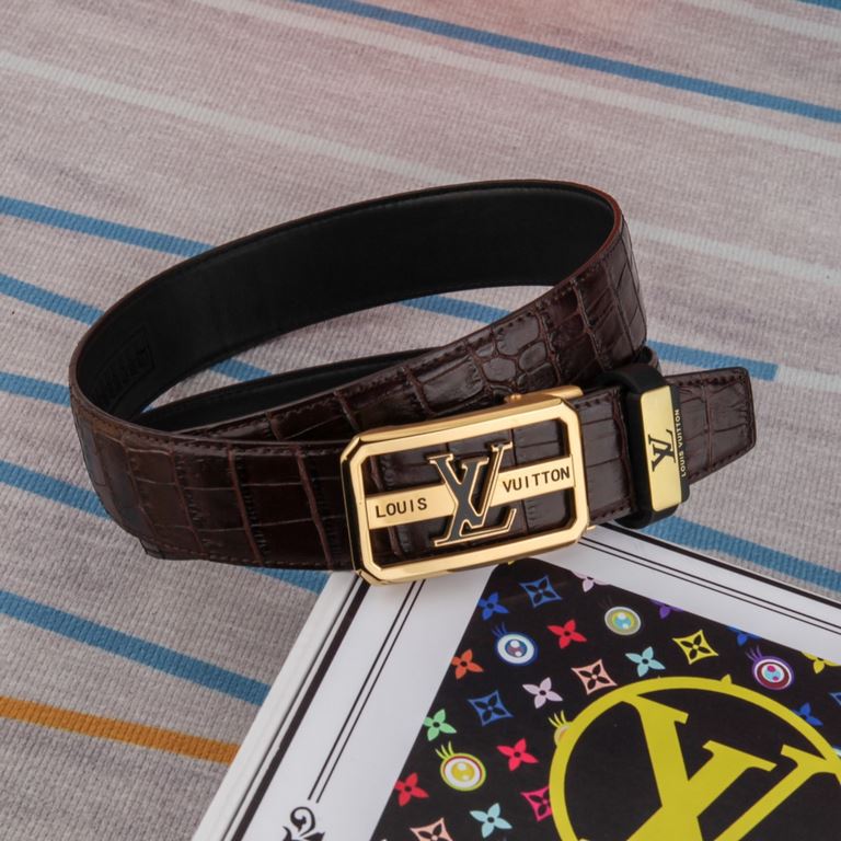 Name LV... LOUIS... Wieden   original single automatic beltMaterial the original single cowhide belt Percentage of the first layer of cowhide belt  guarantee leather, 24K pure steel buckle, the counter original single qu