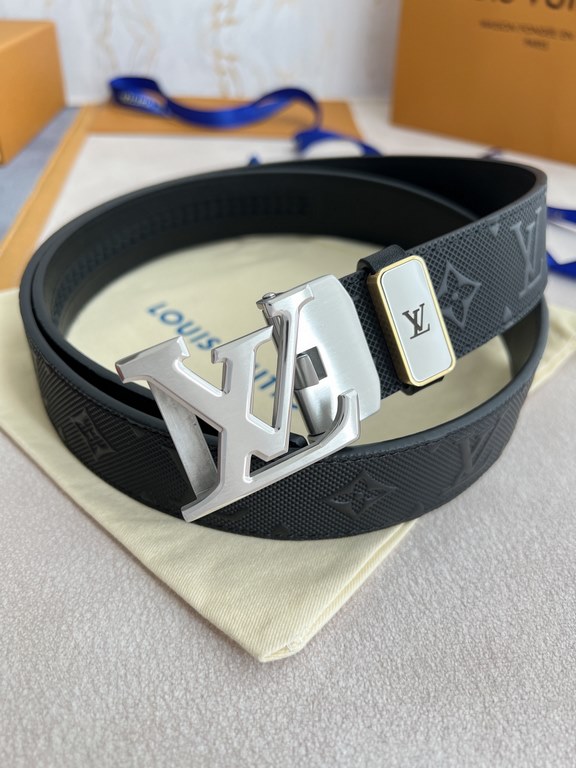 Name LV... Louis ... Wieden-Belt automatic-buckle-beltModel automatic buckle, pure steel material automatic buckle, head layer cowhide automatic belt body, physical shootingMaterial   100% head layer cowhide, guarantee l