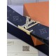 Comes in a fully packed gift box  This Initiales 40mm Reversible Belt from LV features plain calf leather and the brand's signature Damier Cobalt canvas for a stylish styling option. The flat calf leather side is ideal f