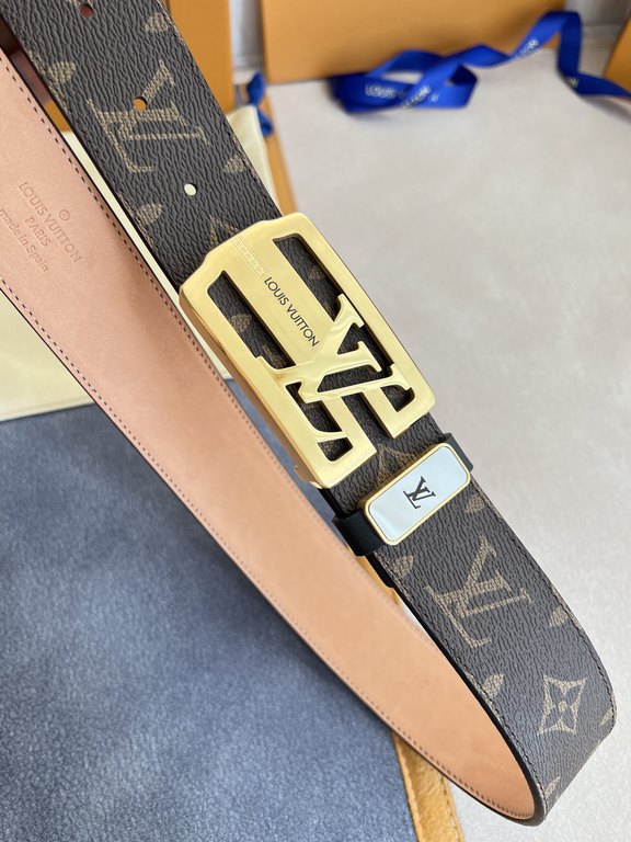 Name LV... LOUIS ... Weideng   belt-belt-original singleModel hanging buckle, classic pure steel buckle, head layer cowhide, pictures taken in kindMaterial   head layer cowhide, hanging buckle series, pure steel material