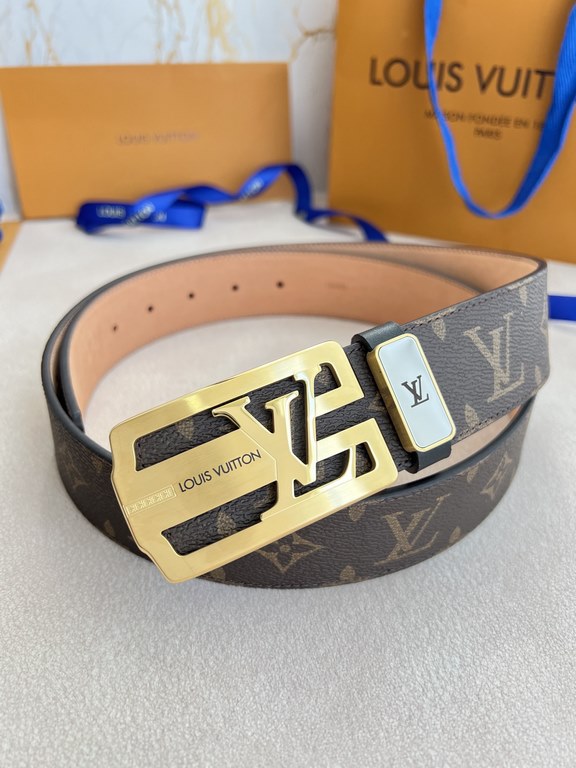 Name LV... LOUIS ... Weideng   belt-belt-original singleModel hanging buckle, classic pure steel buckle, head layer cowhide, pictures taken in kindMaterial   head layer cowhide, hanging buckle series, pure steel material