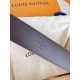 With a full set of packing gift box  LV-Louis Vitton new, original single purchase level, 4.0cm Imported customized original fabric with head layer calfskin bottom, pure steel classic LV letters buckle head, easy to use,