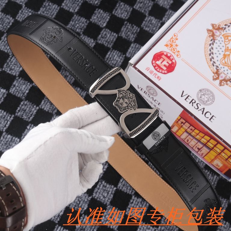 Name Versace -   original- Materials  100% head layer cowhide, guaranteed genuine leather. Counter original single quality, fine workmanship, gift self-use preferred    Packaging please recognize the counter packaging as