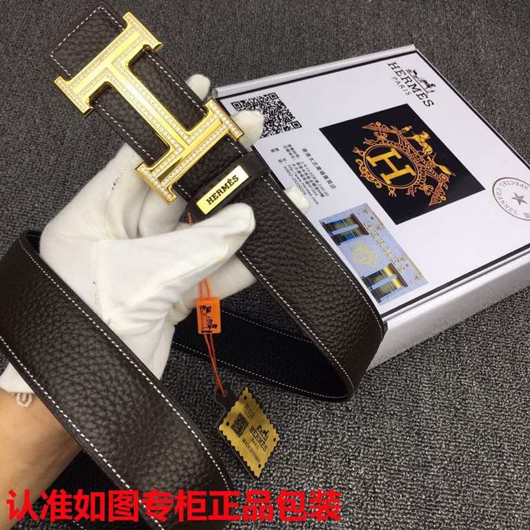 Brand Hermes.HERMES  Model original single! Recognize the counter authentic packaging  grade imported from Italy   100% head layer cowhide, HERMES.Hermes, the world famous luxury brand, the classic lychee pattern series,