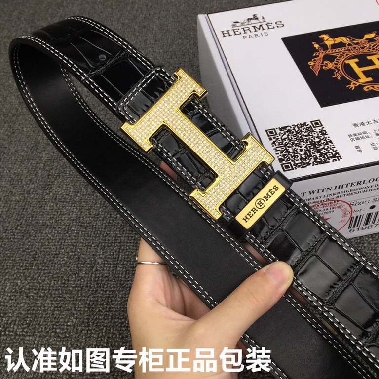 Brand Hermes.Hermes   with diamonds Model original! Please recognize as pictured counter packaging  grade imported from Italy   100% head layer cowhide, HERMES.Hermes, the world famous luxury brand. Imported first layer 