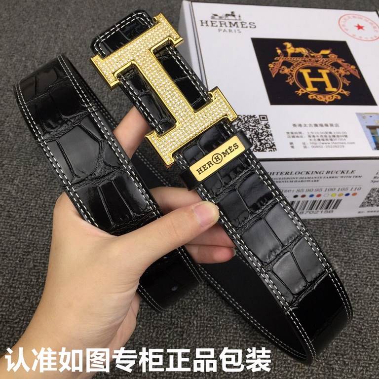 Brand Hermes.Hermes   with diamonds Model original! Please recognize as pictured counter packaging  grade imported from Italy   100% head layer cowhide, HERMES.Hermes, the world famous luxury brand. Imported first layer 