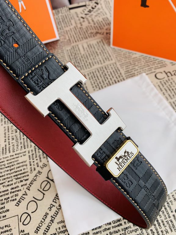 Name Hermes   original singleModel hanging buckle, classic H brushed pure steel buckle head, pictures taken in kindMaterial   double-sided head layer cowhide, hanging buckle series, pure steel buckle head, palladium plat