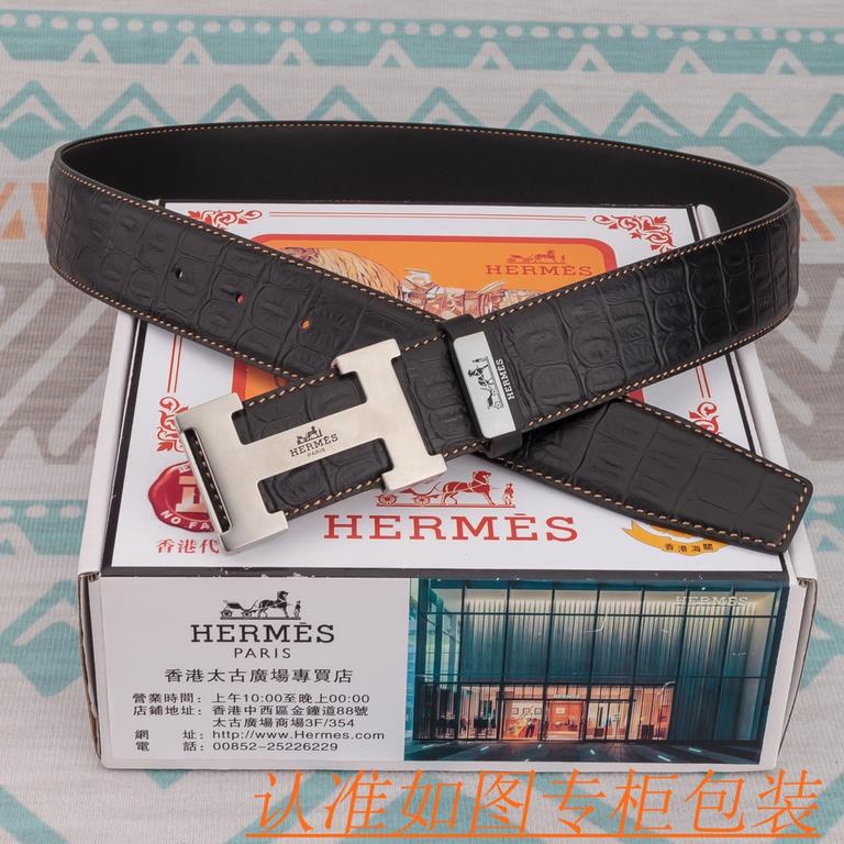 Name Hermes - belt   original single - belt- Materials  100% head layer cowhide belt, guaranteed leather belt, counter original single quality, fine workmanship, gift self-use first choice  Packaging please recognize the