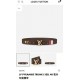 Comes with a full set of gift box  Width 40mm                Lv pyrmide Truck L OEiI Reversible Belt With the brand's classic elements accentuated by the eye-catching numerical print original fabrics, lined with calfskin