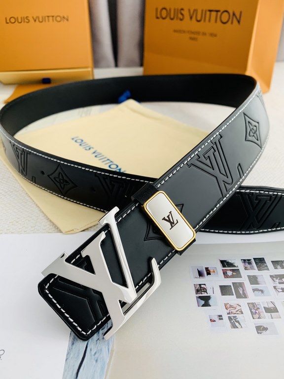 Name LV... LOUIS ... Weideng   original singleModel hanging buckle, new embossed with body, head layer cowhide, pictures taken in kindMaterial   head layer cowhide, hanging buckle series, pure steel buckle head, palladiu