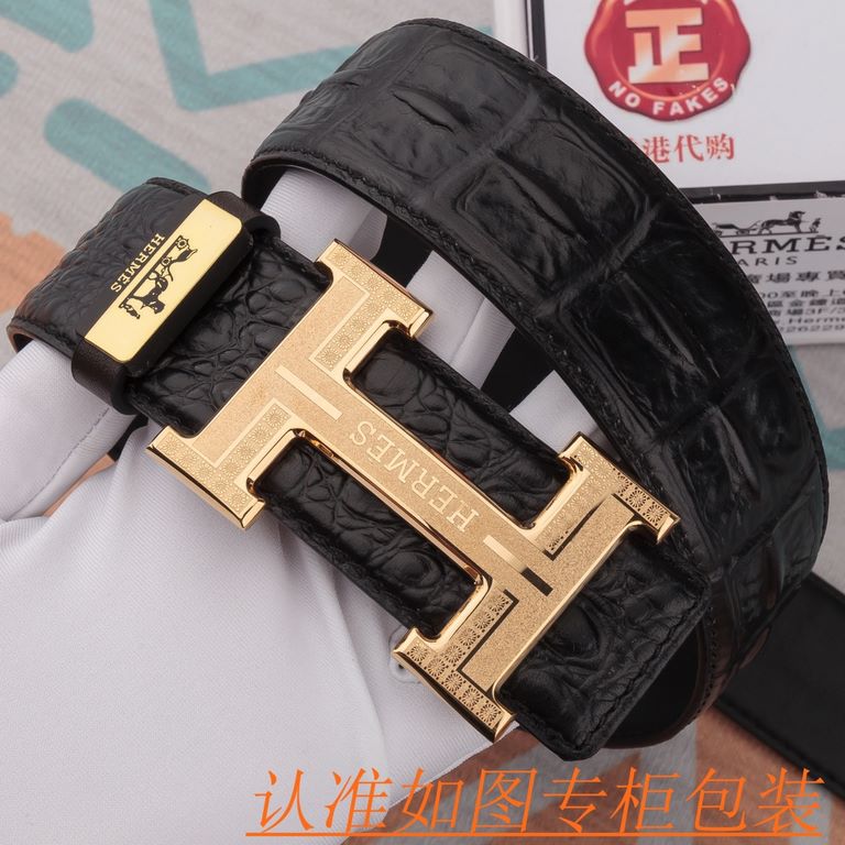 Name Hermes - belt   original single - belt- Materials  100% head layer cowhide belt, guaranteed leather belt, counter original single quality, fine workmanship, gift self-use first choice  Packaging please recognize the