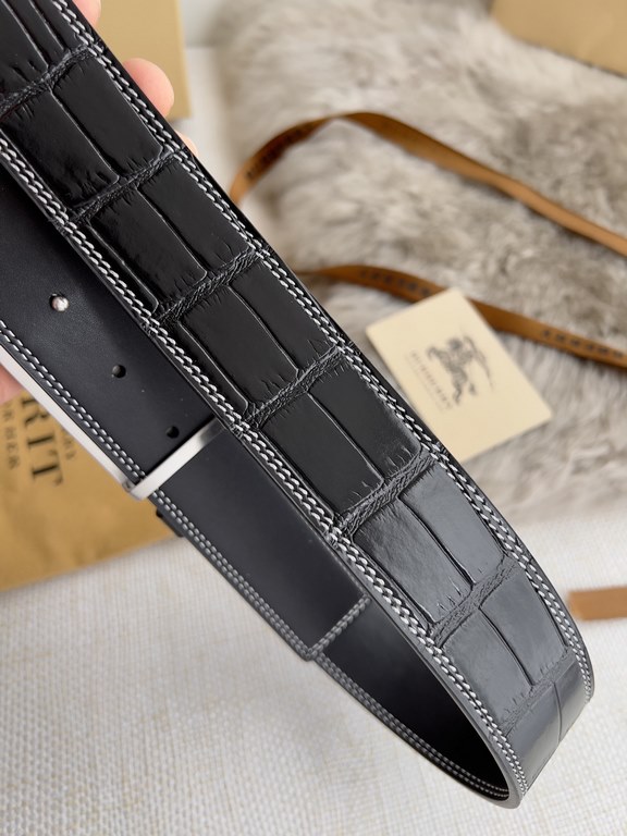 Name Burberry   belt - belt - original singleModel hanging buckle, classic pure steel material with diamonds hanging buckle, physical photography, head layer cowhideMaterial  100% head layer cowhide, guaranteed genuine l