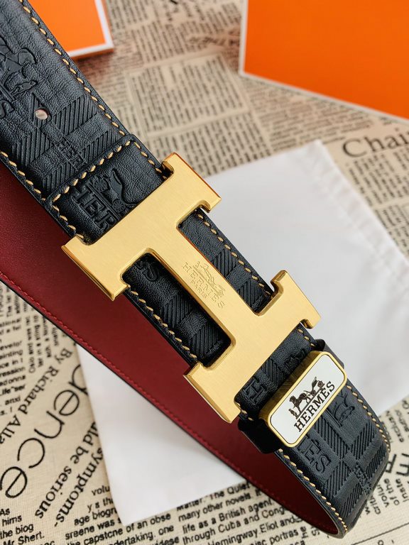 Name Hermes   original singleModel hanging buckle, classic H brushed pure steel buckle head, pictures taken in kindMaterial   double-sided head layer cowhide, hanging buckle series, pure steel buckle head, palladium plat