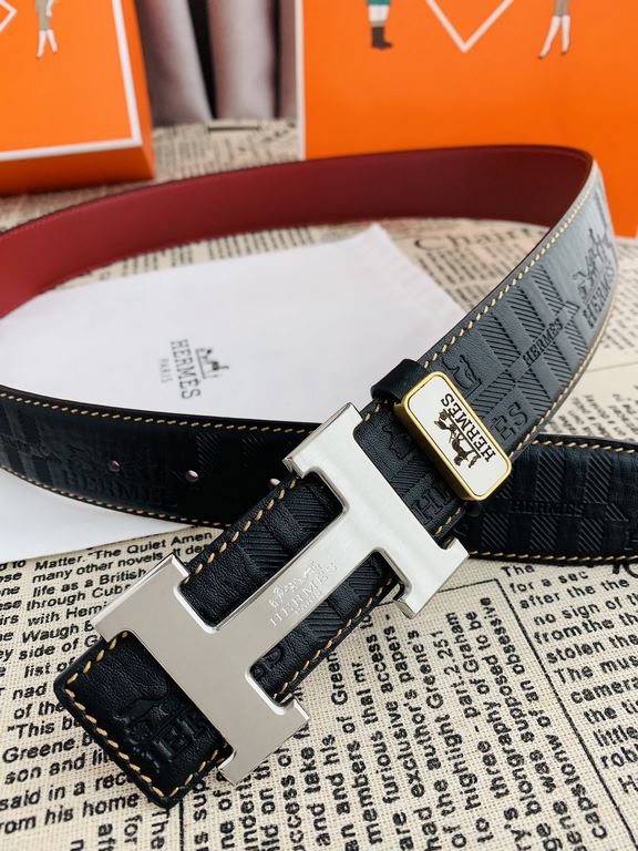 Name Hermes   original singleModel hanging buckle, classic H brushed pure steel buckle head, pictures taken in kindMaterial   double-sided head layer cowhide, hanging buckle series, pure steel buckle head, palladium plat