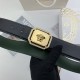 Comes in a fully wrapped gift box  Versace. Men's Flower Leather Belt 38mm Both sides imported flower leather leather pressed. Can be used on both sides Counter alignment With new models  .