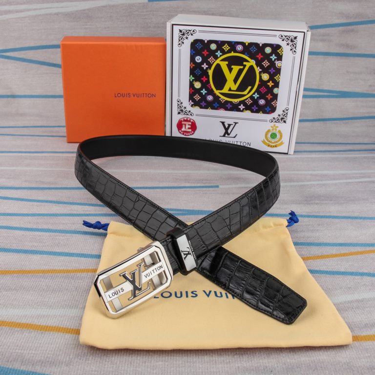 Name LV... LOUIS... Wieden   original single automatic beltMaterial the original single cowhide belt Percentage of the first layer of cowhide belt  guarantee leather, 24K pure steel buckle, the counter original single qu