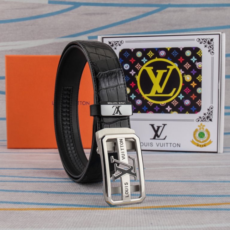 Name LV... LOUIS... Wieden   original single automatic beltMaterial the original single cowhide belt Percentage of the first layer of cowhide belt  guarantee leather, 24K pure steel buckle, the counter original single qu