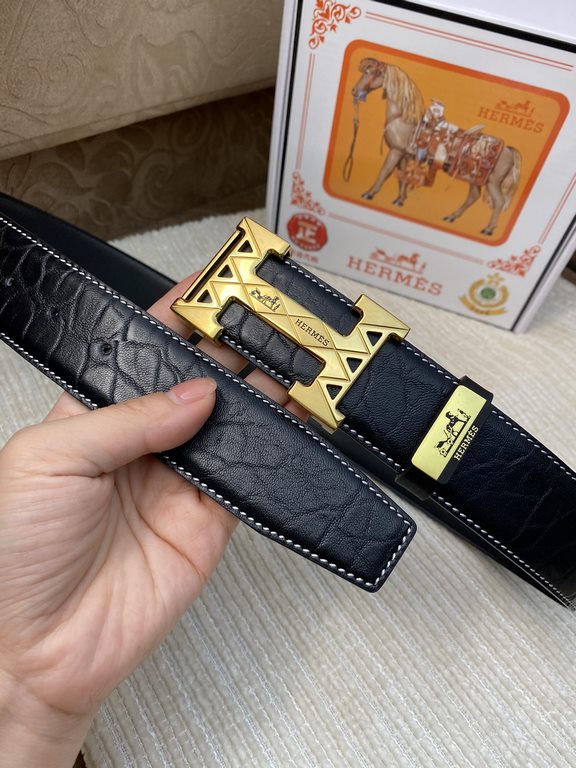 Name Hermès C  original singleMaterial the original single cowhide belt Percentage of the first layer of cowhide belt  guarantee leather, 24K pure steel buckle, counter original single quality, fine workmanship, fashiona