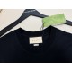 24852#G family 2024 spring and summer new debut counter latest models of short-sleeved round neck T-shirt Customized 50-count fine tight cotton yarn, active dyeing, heavy solid color, smooth feel fabrics heavy duty washi