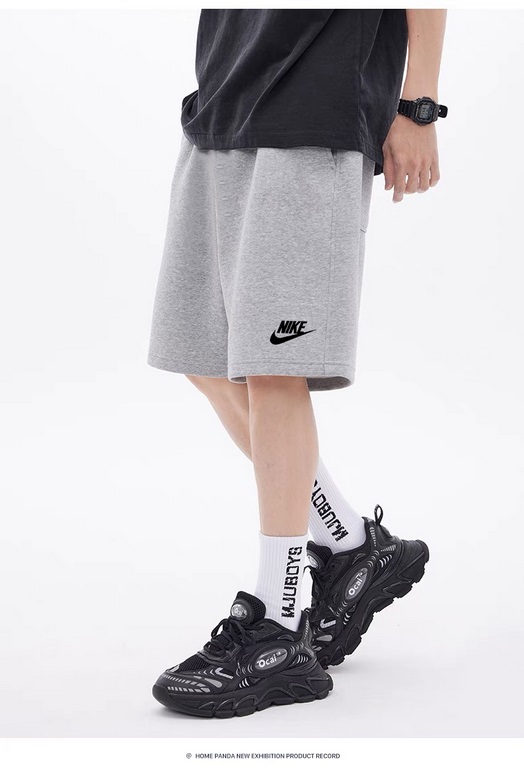 New｜ 75260g heavyweight cotton】NIKE nike nk classic basic small letters logo shorts casual pants running sweatpants five pants men and women with the same modelsFabric Process1.320g new itchy cotton fabric, delicate and 