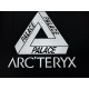 Top Replica Counter Exclusive ReleaseArcteryx Arcteryx Multi Bird Logo Ss Back Letter Logo Pattern Printed American Vintage Round Neck Short Sleeve Shirt Shoulder Sleeve T-ShirtThe fabric is made of 46 300g double yarn f