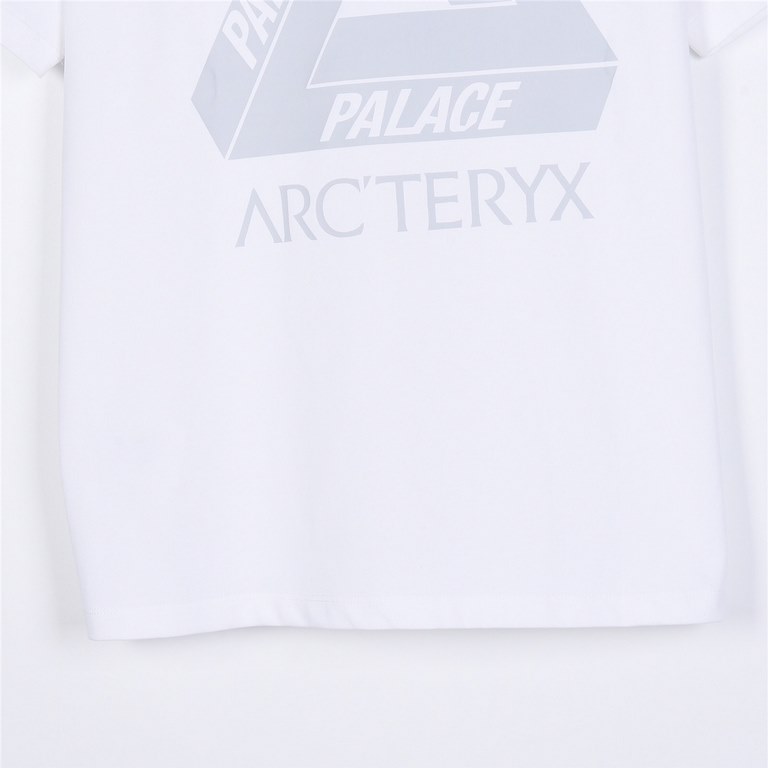 New  140ARC'TERYX Beginner Bird Co-Branded Palace 24ss New Front and Back Printed Short Sleeve Imported printing machine digital printing process!Using the original board exclusive customized 260 grams 32 count double ya