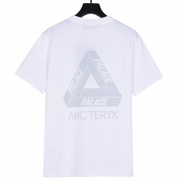 New  140ARC'TERYX Beginner Bird Co-Branded Palace 24ss New Front and Back Printed Short Sleeve Imported printing machine digital printing process!Using the original board exclusive customized 260 grams 32 count double ya