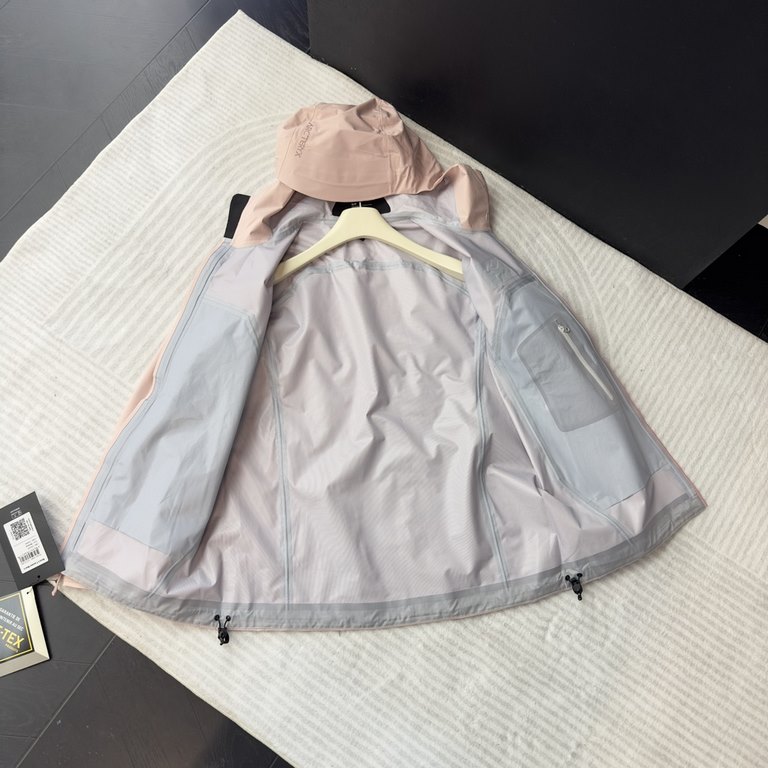 '                       Hard-shell series               Product Color Black, Atomic Gray, Phantom Purple, Misty Sunset Pink, Dawn BlueFabric and design details GORE-TEX waterproof, windproof, breathable, lightweight, abr