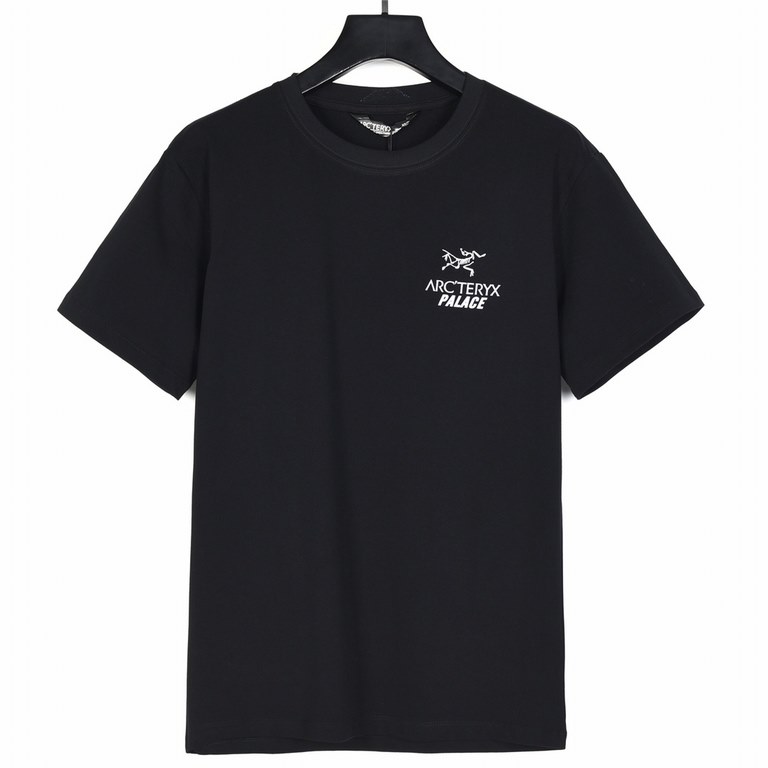 New  140ARC'TERYX Beginner Bird Co-Branded Palace 24ss New Front and Back Printed Short Sleeve Imported printing machine digital printing process!Using the original board exclusive customized 260 grams 32 count double ya