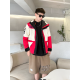 #Model's Body PicThe North Face x Supreme The North Face SUP Co-Branded 18Fw Expedition Jacket Colorblocked Long Sleeve Hooded Jacket Rush Jacket