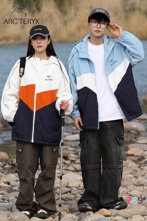 P155 New ARC'TERYX Beginner's Sunwear!Functional thin jacket small punching jacket skinsuit sunwear!Men's and women's models can be matched with couple's clothes! The latest models, summer must-have!Sun protection index 