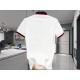 GUCCI Gucci 24 spring and summer latest limited series of short-sleeved T-shirt re-emerged   high-end casual short-sleeved T-shirt, colorful   customized cotton fabric, three-dimensional at the same time will not have a 