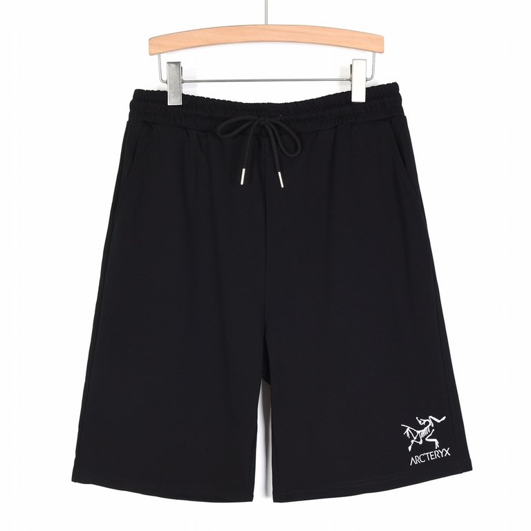 New  170Ayc Teryx Shorts with printed letters and LoGO logo,High-quality tripe fabric, special feel, super texture, comfortable, soft and breathable, casual loose fit, trendy men's and women's styles, shorts.Color BlackS