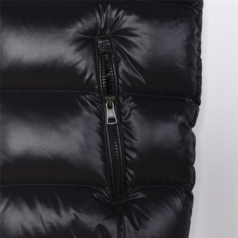 Local pickup  400 Terminal stocked in storeMoncerMonkou #Bormes Nylon Lacquered Pudding Quilted Hooded Hooded Vest ##Men's 